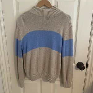 Aerie Stripped Blue Sweater